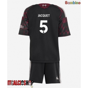 Liverpool Jeremy Jacquet #5 Terza Maglia Bambino 2026-27 Manica Corta (+ Pantaloni corti)